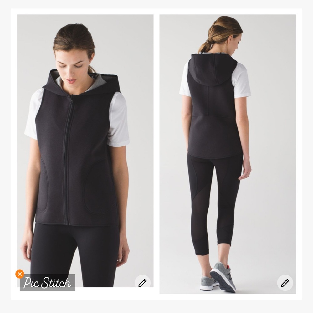 Lululemon Insculpt Reversible Vest Heather Gray/Black